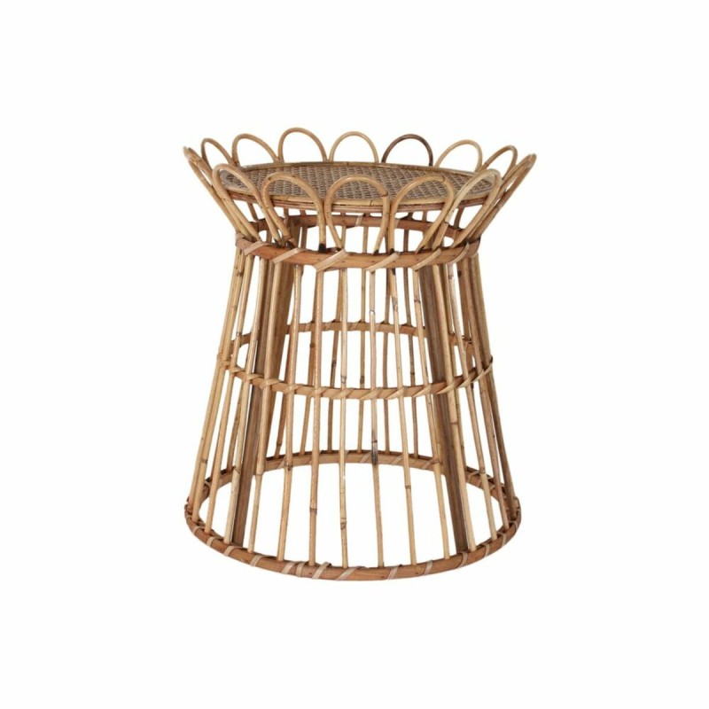 Table d'appoint DKD Home Decor Marron Verre 42 x 42 x 45 cm