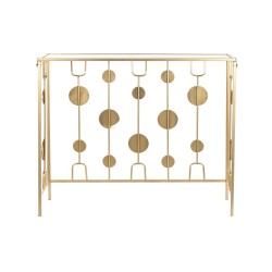 Console DKD Home Decor Miroir Doré Métal (92 x 32 x 78 cm)