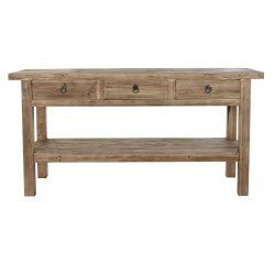 Console DKD Home Decor Marron Naturel Bois Pin 170 x 45 x 90 cm