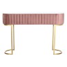 Console DKD Home Decor Rose Doré Métal Marbre 120 x 35 x 80 cm