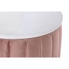 Console DKD Home Decor Rose Doré Métal Marbre 120 x 35 x 80 cm