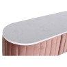 Console DKD Home Decor Rose Doré Métal Marbre 120 x 35 x 80 cm