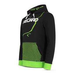 Sweat à capuche homme Recaro DYNAMIC Noir (Taille M)