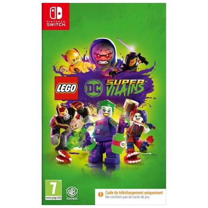 Lego DC Super-Vilains Jeu Switch - Code de téléchargement