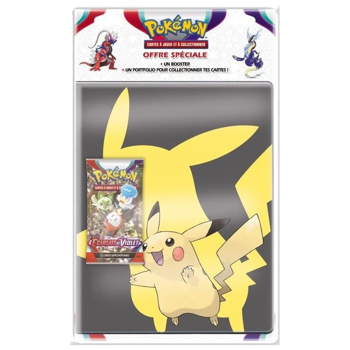Pokémon - Pack Portfolio 180 cartes + Booster EV01