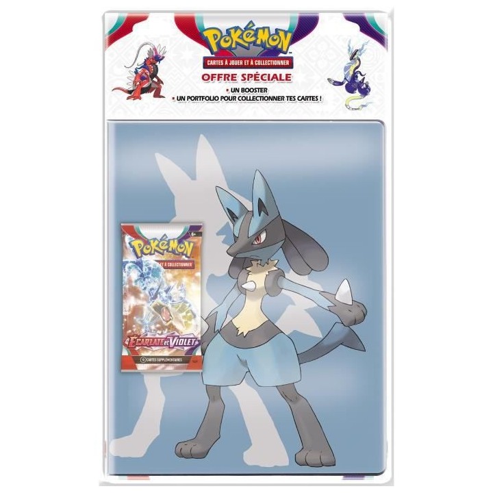 Pokémon - Pack Portfolio 180 cartes + Booster EV01