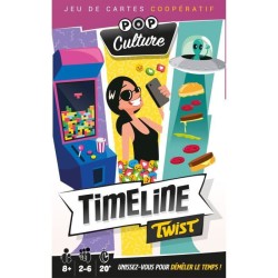 Timeline Twist Pop Culture|Asmodee - Jeu de cartes coopératif - 2 a 6 joueurs - a partir de 8 ans