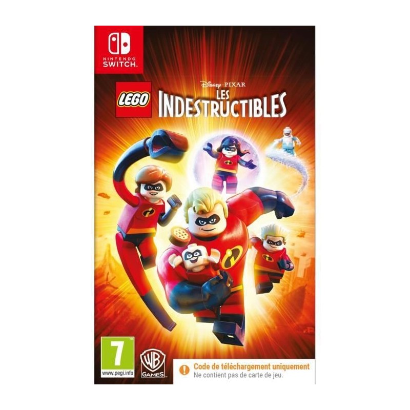 Lego Les Indestructibles Jeu Switch - Code de téléchargement