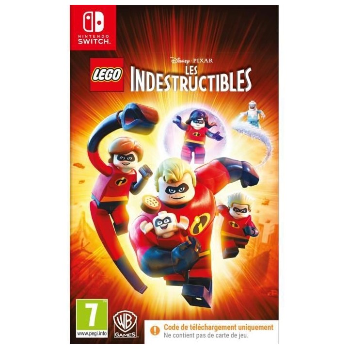 Lego Les Indestructibles Jeu Switch - Code de téléchargement