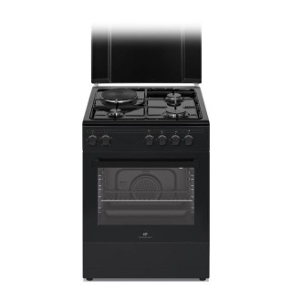 Cuisiniere mixte CONTINENTAL EDISON CECM60FCB - 3 feux gaz + 1 électr