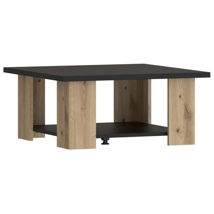 Table basse PILVI 2 Plateaux - Style contemporain - Particules mélami