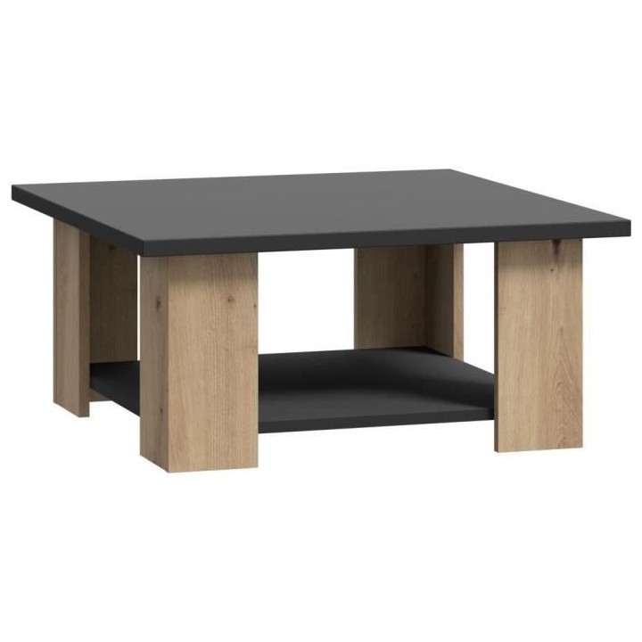 Table basse PILVI 2 Plateaux - Style contemporain - Particules mélami