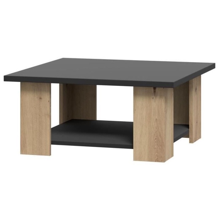 Table basse PILVI 2 Plateaux - Style contemporain - Particules mélami