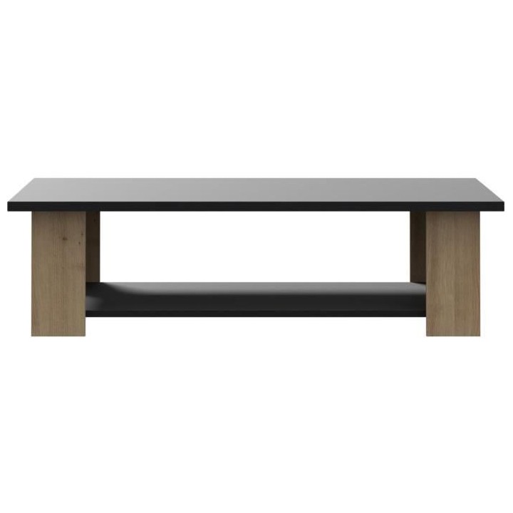 Table basse PILVI 2 Plateaux - Style contemporain - Particules mélami