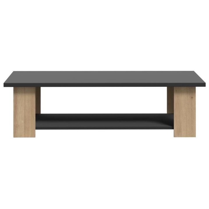 Table basse PILVI 2 Plateaux - Style contemporain - Particules mélami