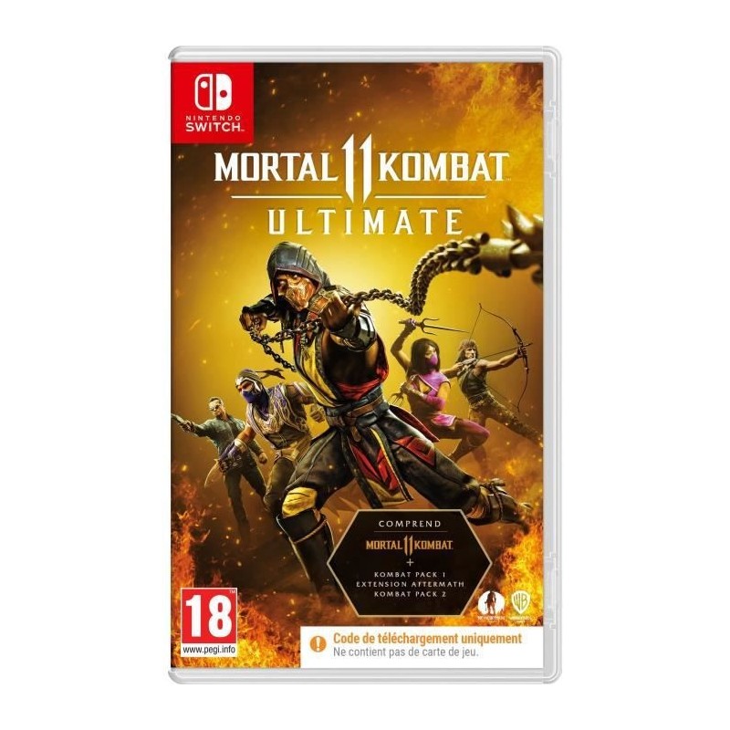 Mortal Kombat 11 Ultimate (Code dans la boîte) Jeu Switch