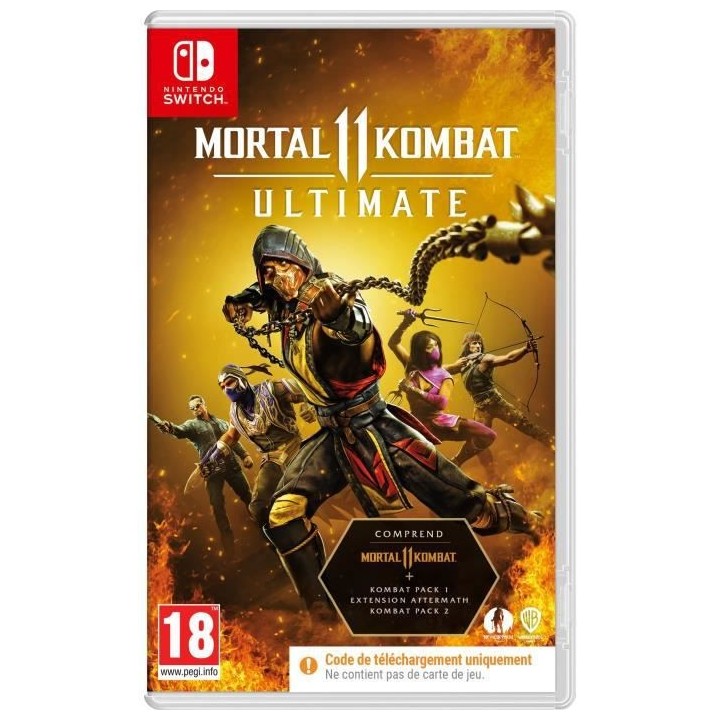 Mortal Kombat 11 Ultimate (Code dans la boîte) Jeu Switch
