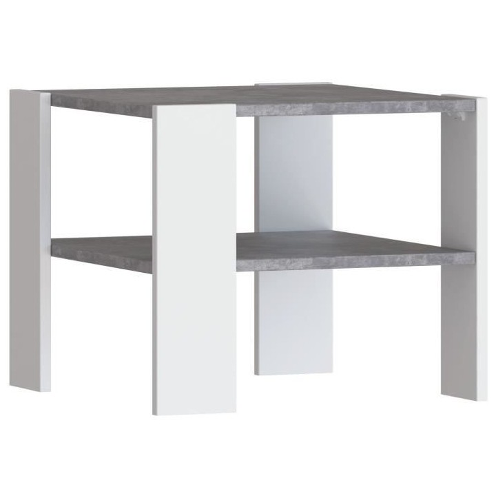 Table basse PILVI 2 Plateaux - Style contemporain - Particules mélami