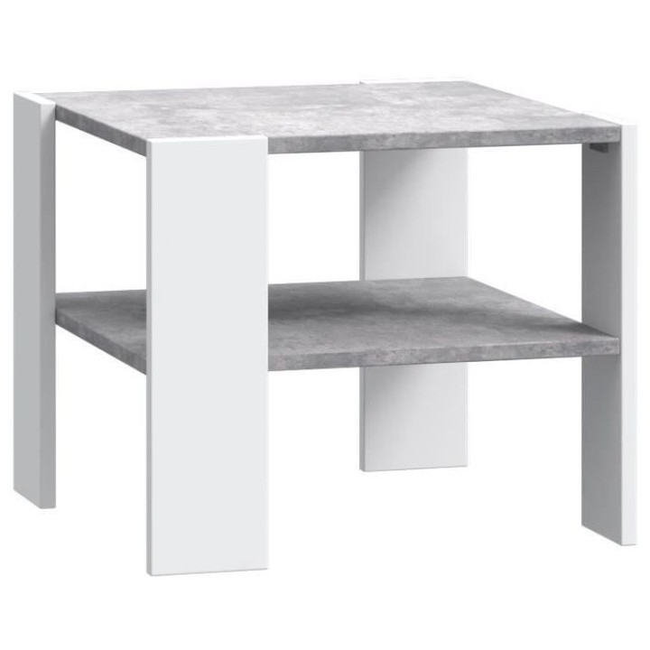 Table basse PILVI 2 Plateaux - Style contemporain - Particules mélami