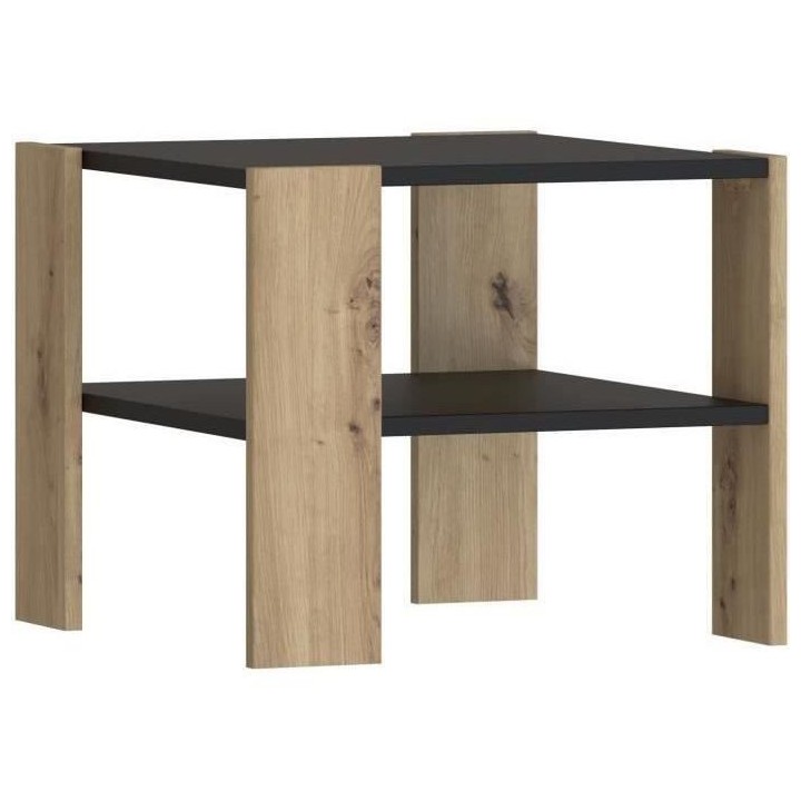 Table basse PILVI 2 Plateaux - Style contemporain - Particules mélami