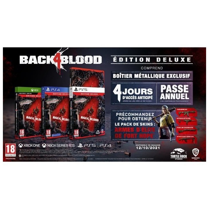 Back 4 Blood - Edition Deluxe Jeu PS5