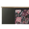 Caisson à Tiroirs DKD Home Decor Noir Rose Marron MDF (40 x 30,5 x 114,5 cm)