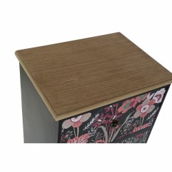 Caisson à Tiroirs DKD Home Decor Noir Rose Marron MDF (40 x 30,5 x 114,5 cm)