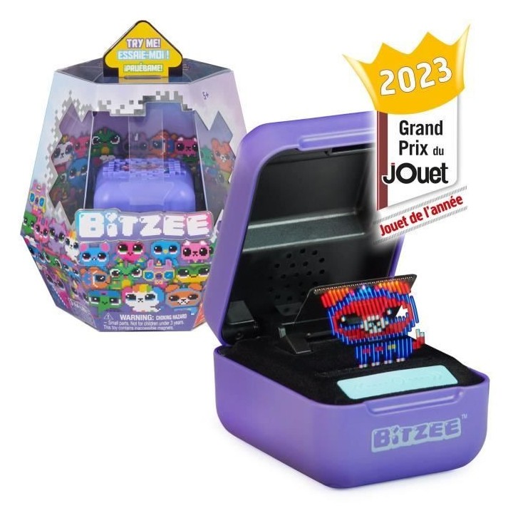 BITZEE - Mon animal interactif 3D - Boîtier Electronique avec 15 Comp