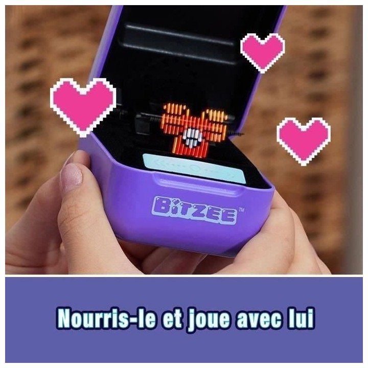 BITZEE - Mon animal interactif 3D - Boîtier Electronique avec 15 Comp