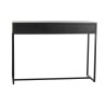 Console DKD Home Decor Noir Métal Bois de manguier 110 x 35 x 80 cm