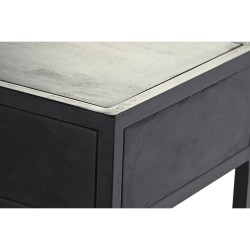 Console DKD Home Decor Noir Métal Bois de manguier 110 x 35 x 80 cm