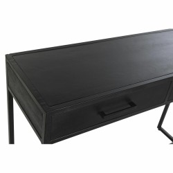 Console DKD Home Decor Noir Métal Bois de manguier 110 x 35 x 80 cm