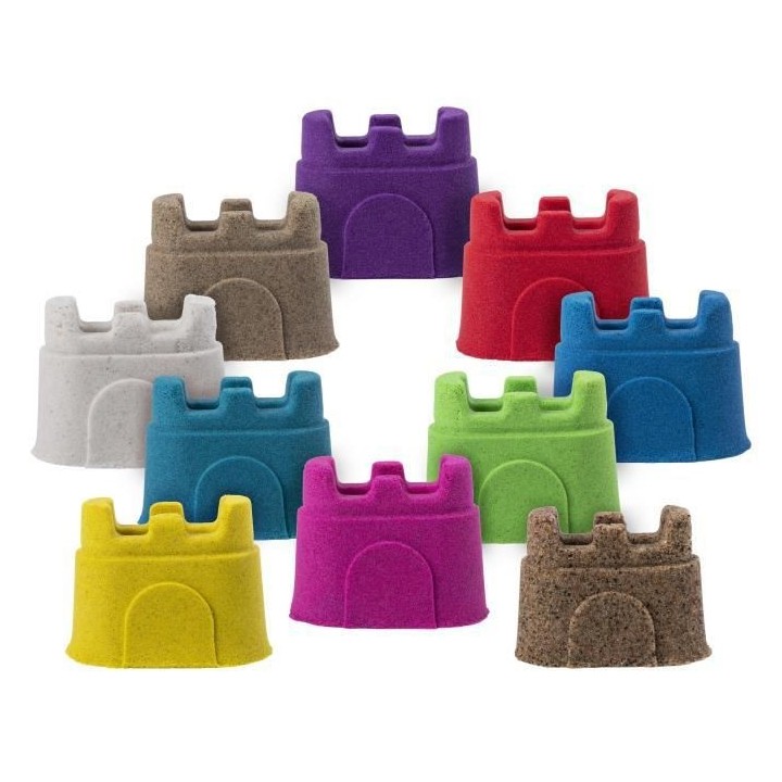 COFFRET PACKS DE SABLE 10 COULEURS 1,27 KG Kinetic Sand