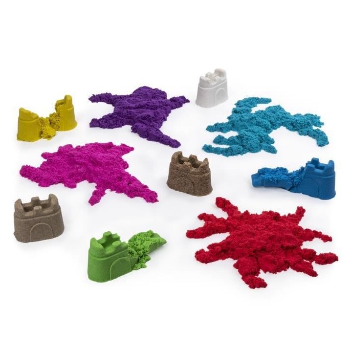 COFFRET PACKS DE SABLE 10 COULEURS 1,27 KG Kinetic Sand