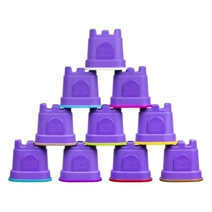 COFFRET PACKS DE SABLE 10 COULEURS 1,27 KG Kinetic Sand