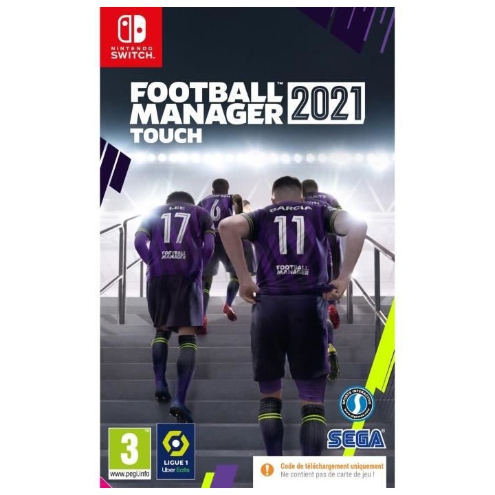 Football Manager 2021 Touch Jeu Switch (Code dans la boîte)