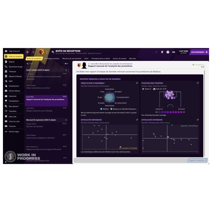 Football Manager 2021 Touch Jeu Switch (Code dans la boîte)