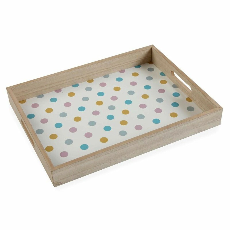 Plateau Versa Springdots Bois MDF (30 x 5 x 45 cm)