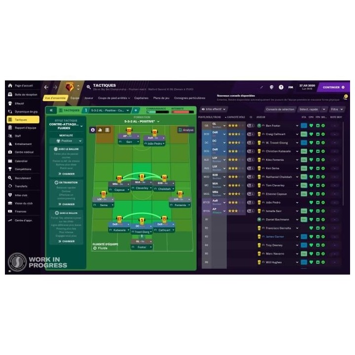 Football Manager 2021 Touch Jeu Switch (Code dans la boîte)