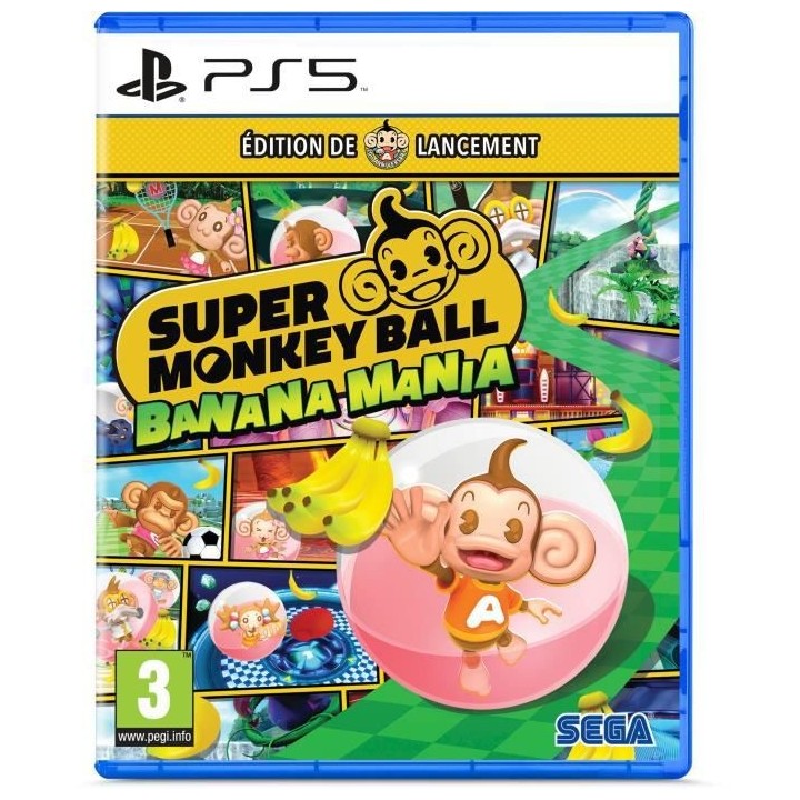 Super Monkey Ball : Banana Mania - Launch Edition Jeu PS5