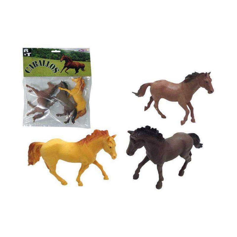 Figurines d'animaux Cheval 3 Pièces