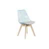 Chaise de Salle à Manger DKD Home Decor Bleu Blanc Naturel 54 x 47 x 81 cm