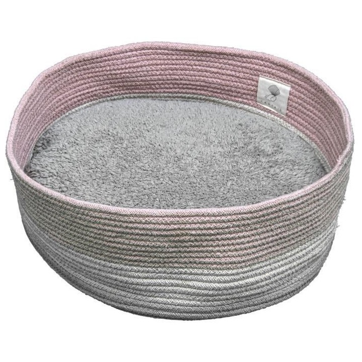 VADIGRAN Panier Bobo - 40x45x19 cm - Rose - Pour chien