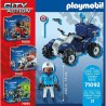 Jeu de Véhicules Playmobil Speed Quad City Action 71092 Police (21 pcs)