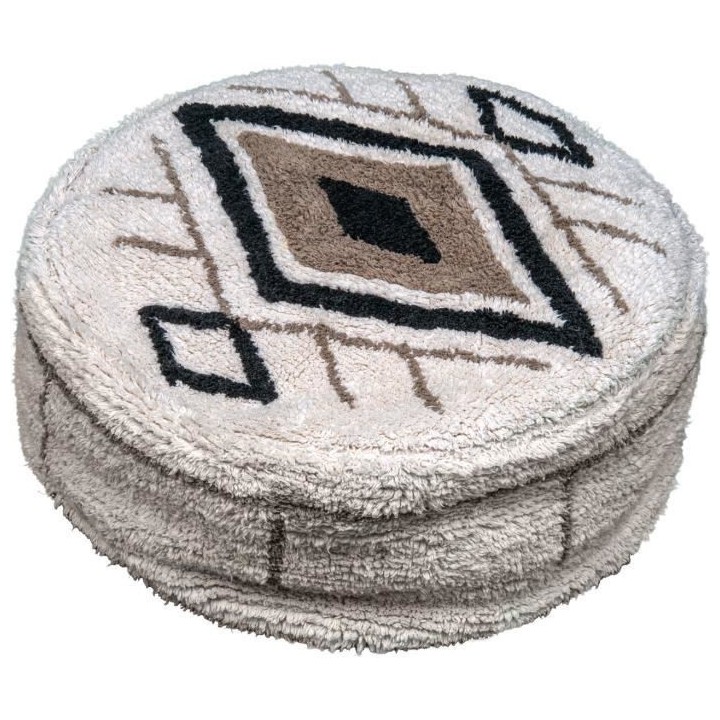 VADIGRAN Pouf Berber - 50x50x20 cm - Caramel - Pour chien