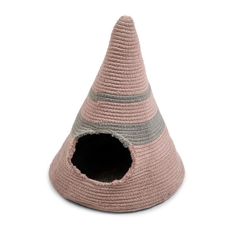 VADIGRAN Tipi Bobo - 50x50x40 cm - Rose - Pour chien