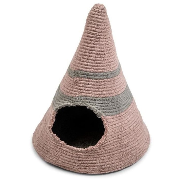 VADIGRAN Tipi Bobo - 50x50x40 cm - Rose - Pour chien