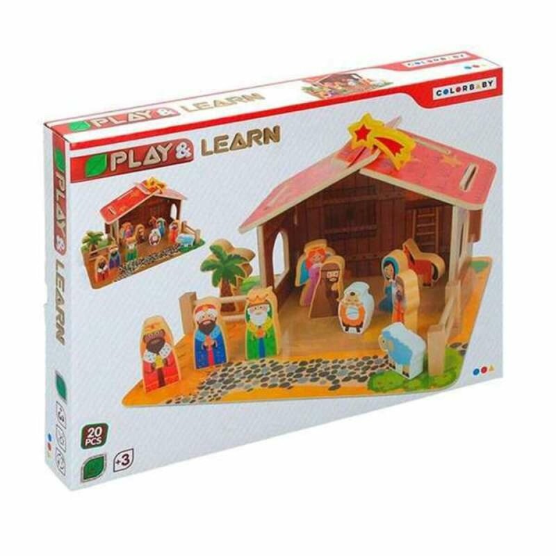 Ensemble de poupées Colorbaby Nativity Scene 20 Pièces