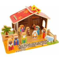 Ensemble de poupées Colorbaby Nativity Scene 20 Pièces