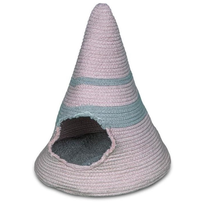 VADIGRAN Tipi Bobo - 50x50x40 cm - Rose - Pour chien